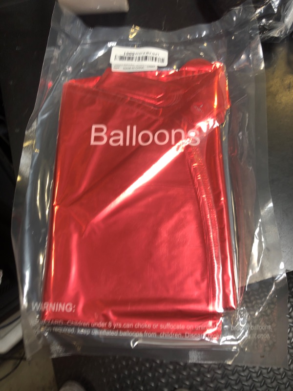 Photo 1 of NISOCY 25PCS Red Square Foil Balloons Wall Backdrop Metallic Double Sided Red Balloons Tunnel Arch Kit for Birthday Baby Shower Valentine‘s Day Party Decoration