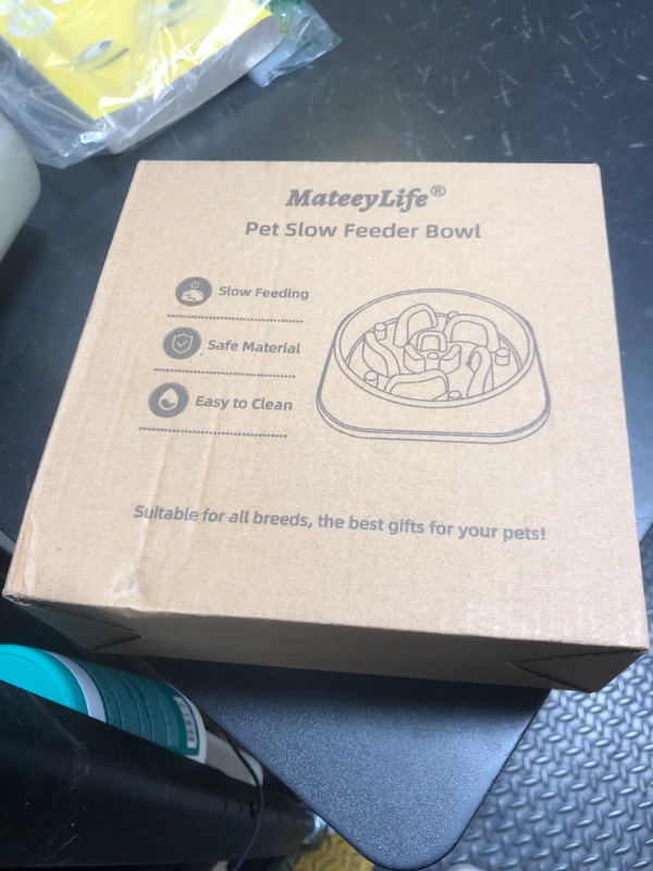 Photo 1 of MateeyLife Slow Feeder Dog Bowls 2PCS, Anti-Choking Puzzle Dog Food Bowls, Anti-Slip Interactive Feeding Slow Down Eating, Bloat Stop Maze Dishes for All Breeds Pets