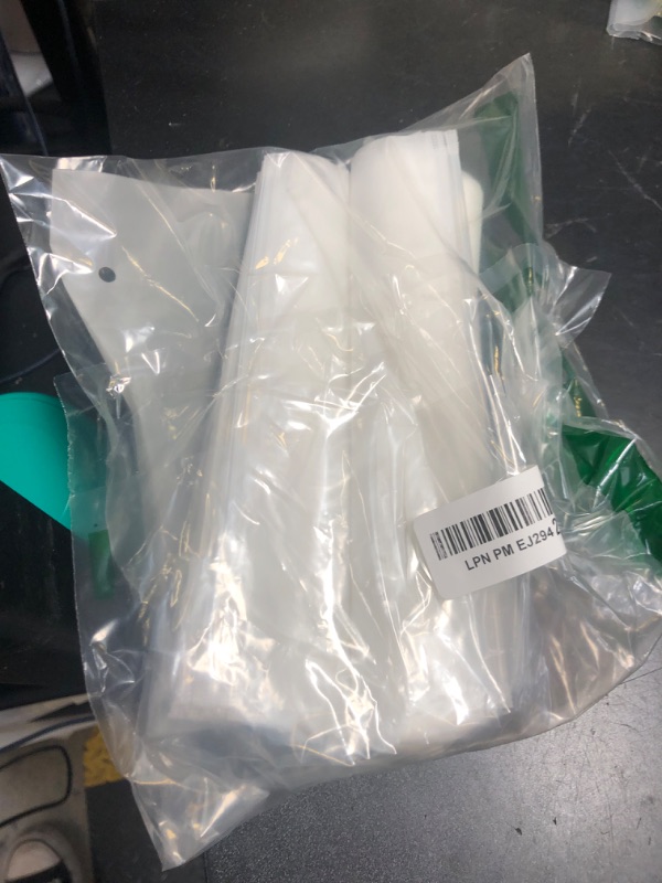 Photo 1 of Svaldo Frosted Zipper Packaging Bags, 25Pcs 7.87x5.51 inch Resealable Plastic Zip Bags with Slider Closure for Shipping Socks, Underpants, Ties, 3 Mil with Vent Holes