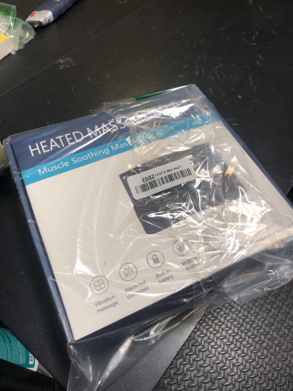 Photo 1 of Cordless Heating Pad for Back Pain Relief, Lumbar Massaager with Heat, Heated Back Belt Abdomen Warmer Lumbar Support