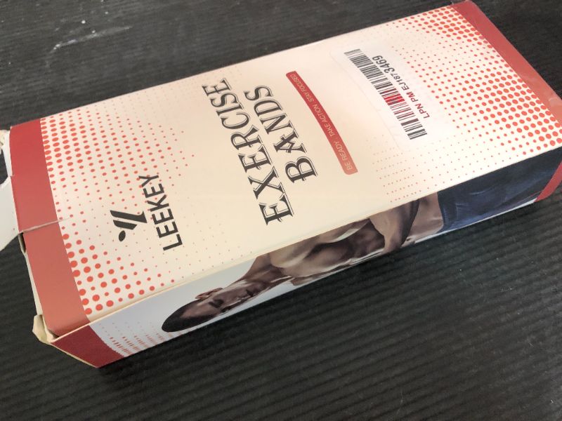 Photo 1 of LEEKEY Resistance Bands,Rubber Exercise Bands - Workout Bands Set, 5-85LBS Resistance Bands for Working Out,for Men and Women Fitness Training, Physical Therapy,Home Workouts