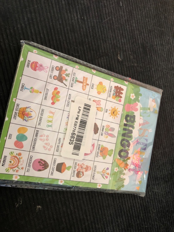 Photo 1 of KFNER Easter Day Bingo Games - Bunny Bingo Card - 24 Players Bingo Game Set for Adult Family Friends Colleagues - School Classroom Indoor Outdoor Activities - Spring Party Favors Supplies -C02