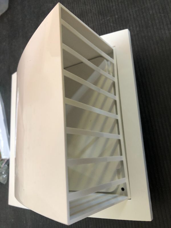 Photo 1 of HVAC OV White ABS Plastic Exhaust Vent Hood with Flap - 6 Inch Fit For Bathroom, Kitchen, Laundrie and Garage Ventilation Systems, 6'' with Hood