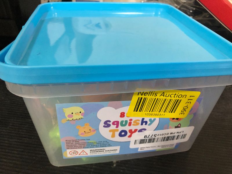Photo 1 of 80Pcs Party Favors for Kids 4-8, Kawaii Squishies Mochi Squishy Toy Bulk Fidget Sensory Toys Birthday Gifts for Boys Girls Goodie Bag Christmas Stocking Stuffers Treasure Box Classroom Prizes