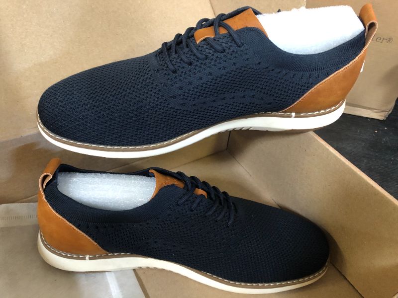 Photo 1 of 12---DECARSDZ Mens Mesh Fabric Fashion Sneakers Casual Oxfords Shoe Breathable Walking Shoes Use for Urban Commuting Leisure Socials Outdoor City Getaways Blue