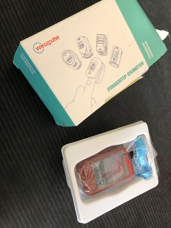 Photo 1 of Wearpulse Baby Oxygen Monitor, Infant Fingertip Pulse Oximeter Tracks Adult and Child's SPO2 & Pulse Rate, Toddler Foot O2 Monitor with Audio Reminder, Free APP & PC Report