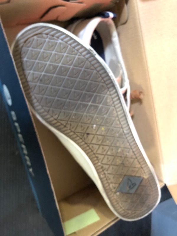 Photo 1 of Sperry womens Crest Vibe Linen Sneaker, Oat, 6.5 US