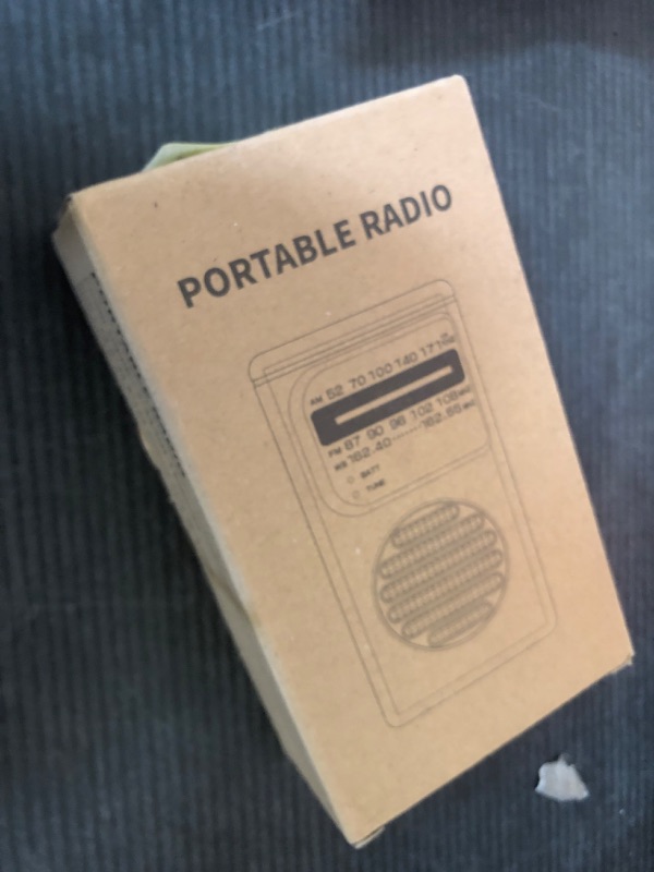Photo 1 of Pocket NOAA Weather Radio,Portable AM FM Battery Operated Radio with 3W Speaker,Transistor with Best Reception,Back Clip,Flashlight,Earphone Jack,Powered by 2 AA Battery for Emergency