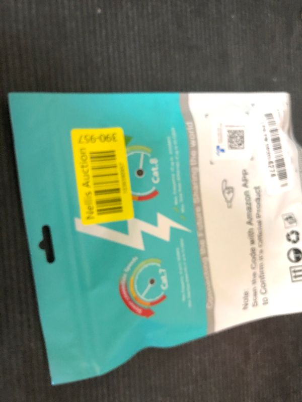 Photo 1 of Cat 8 Ethernet Cable, 1.5Ft 3Ft 6Ft 10Ft 15Ft 20Ft 30Ft 40Ft 50Ft 60Ft 100Ft Heavy Duty High Speed Internet Network Cable, Professional LAN Cable Shielded in Wall, Indoor&Outdoor