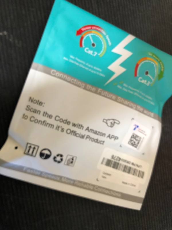 Photo 1 of Cat 8 Ethernet Cable, 1.5Ft 3Ft 6Ft 10Ft 15Ft 20Ft 30Ft 40Ft 50Ft 60Ft 100Ft Heavy Duty High Speed Internet Network Cable, Professional LAN Cable Shielded in Wall, Indoor&Outdoor