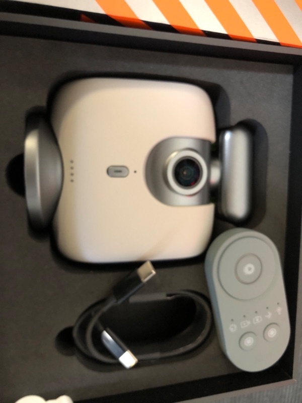 Photo 1 of XbotGo Chameleon AI Auto Sports Action Camera - 4K 60FPS Soccer Camera and Basketball Tracking Camera for Team Sports, Live Streaming, No Subscription, Works with iOS & Android (Pearl Grey)