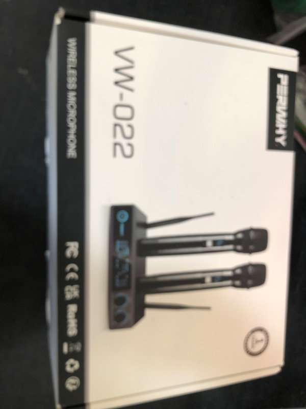 Photo 1 of VeGue Wireless Microphone, Metal Dual Professional UHF Cordless Dynamic Mic Handheld Microphone System for Home Karaoke Party, Meeting, Church, DJ, Wedding, Home KTV Set