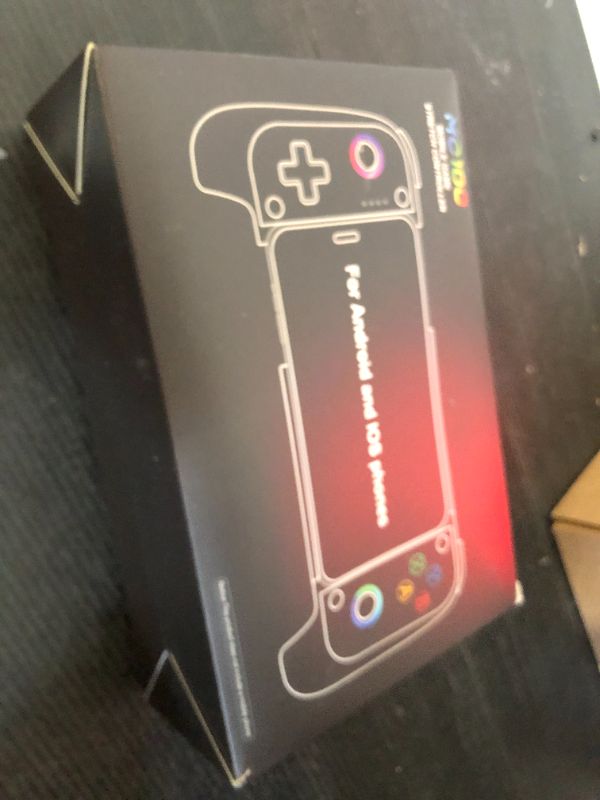 Photo 1 of Mocagen Phone Controller for iPhone/Android Support Phone Case, Mobile Controller with Led Light, Upgraded Joysticks, Turbo, Thumb Grips Handheld Gaming Gamepad