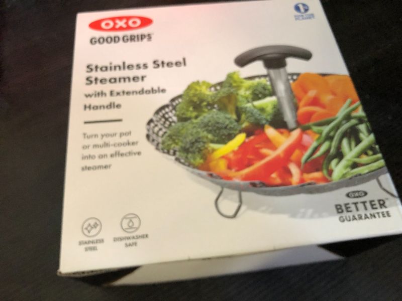 Photo 1 of OXO Good Grips Stainless Steel Steamer With Extendable Handle