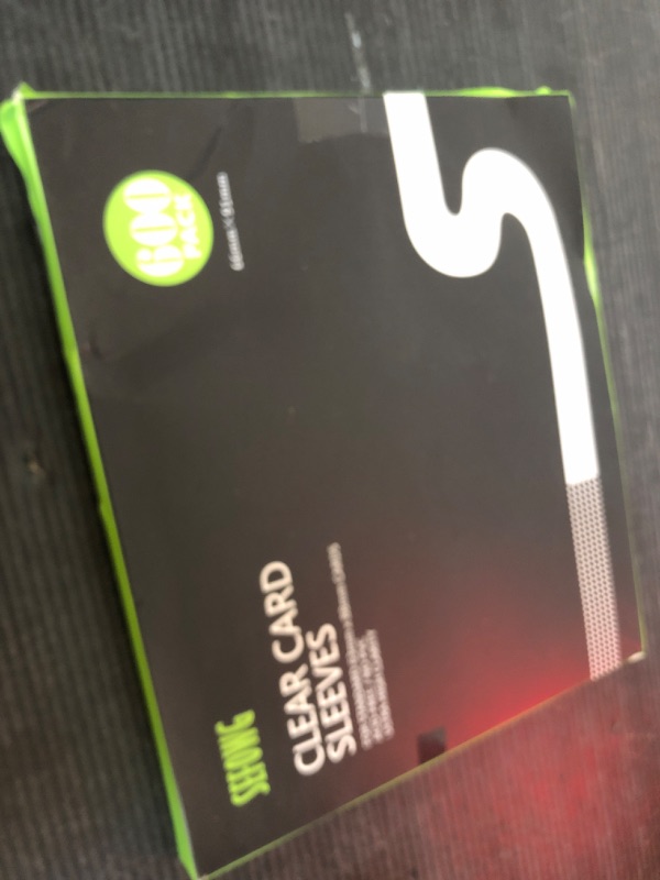 Photo 1 of  Card Sleeves, Penny Sleeves for Trading Cards, Baseball Card Sleeve, Clear Trading Card Sleeve, Soft Plastic Card Protector Sleeve for Sports, Football, Game Cards, MTG