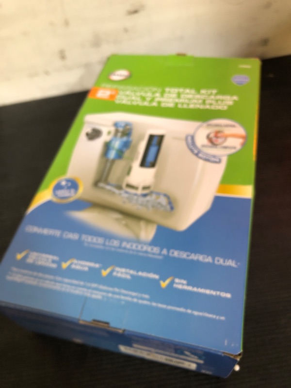 Photo 1 of Danco HYR460 HyrdroRight Water-Saving Toilet Tank Repair Kit with Dual Flush Valve, Includes Dual Push Btton Handle in Chrome