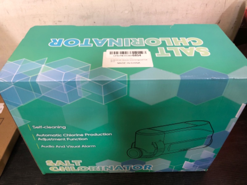 Photo 1 of Salt Pool Chlorinator System, Salt Chlorine Generator for Above Ground Pool, Up to 20,000 Gallons Pool, Built in Wi Fi and Saltwater Swimming Pool System with Salinity Display