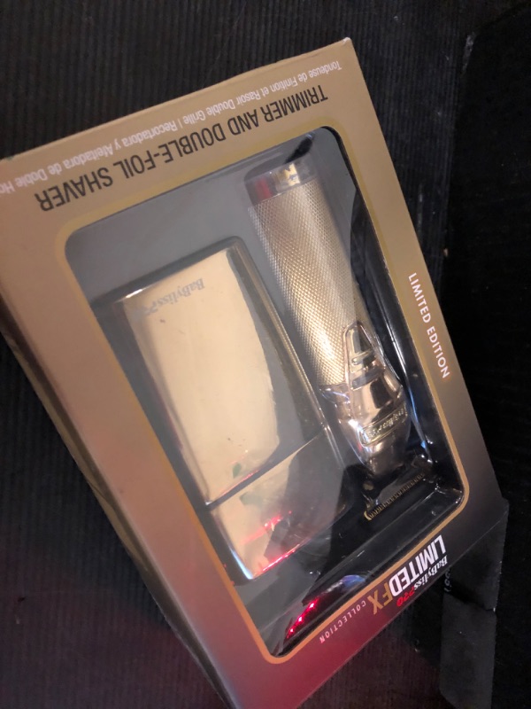 Photo 1 of BaBylissPRO LIMITEDFX Trimmer and Shaver Prepack - Gold