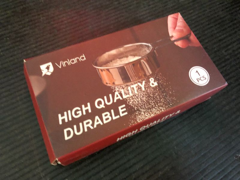 Photo 1 of 1/2 Flour Sifter, Sifter for Baking, Sifter for Enamels Fine Mesh Food-Grade Stainless Steel Vintage One-Hand Sifter Non-Rust Sifter used for Rapid Screening of Flour Apricot Flour Sugar Powder