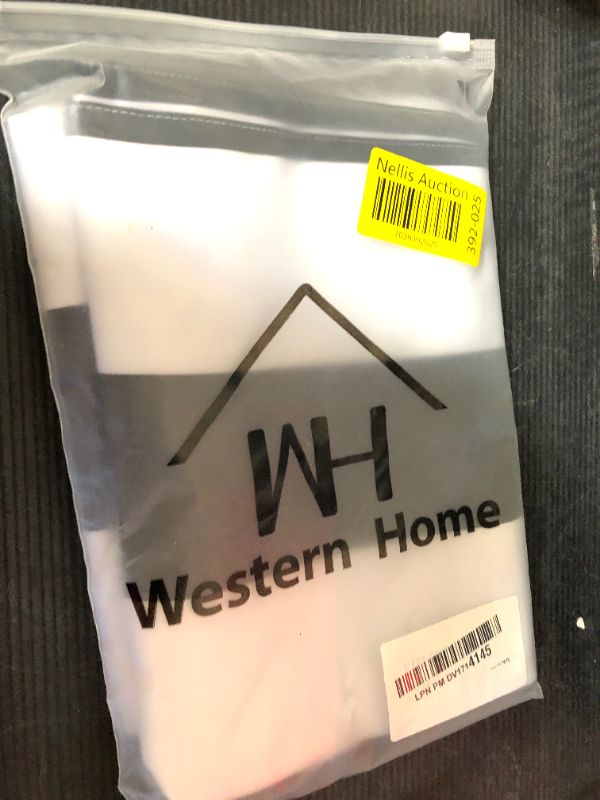 Photo 1 of WESTERN HOME WH Pack of 2 Outdoor Waterproof Striped Pillow Covers Square Decorative Garden Cushion Covers Modern Farmhouse Throw Pillowcases for Patio Tent Balcony Couch Sofa 20x20 inch Black
