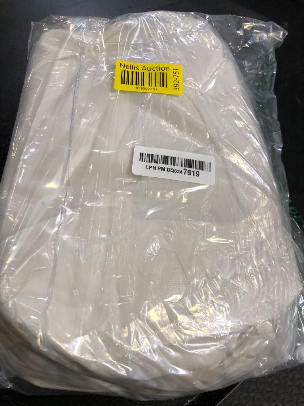 Photo 1 of JEAREY 9 ft Patio Umbrella Replacement Canopy for 8 Ribs, Table Market Yard Umbrella Replacement Top Cover-Creamy White (Canopy Only)