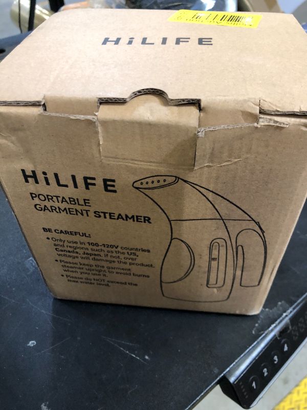 Photo 1 of HiLIFE Steamer for Clothes, Portable Handheld Design, 240ml Big Capacity, 700W, Strong Penetrating Steam, Removes Wrinkle, for Home, Office(ONLY FOR 120V)