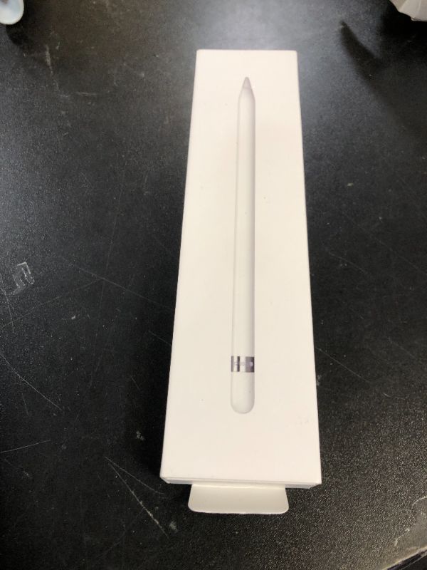 Photo 1 of Apple Pencil (1st Generation): Device Compatibility Check Required - Pixel-Perfect Precision and Industry-Leading Low Latency, Perfect for Note-Taking, Drawing, and Signing documents.