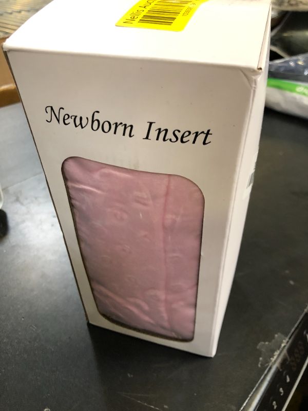 Photo 1 of Infant Car Seat Insert with Extra 3 Strap Covers, Thickened Carseat Head and Body Support for Infant, Reversible Baby Car Seat Cushion for Boys Girls, Soft Mink Dot Newborn Insert for Preemie