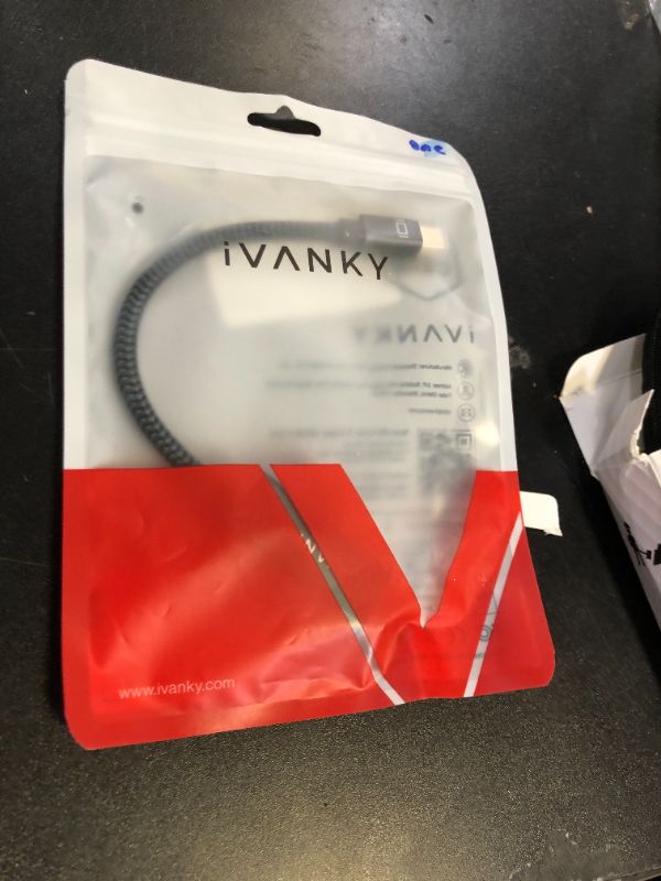 Photo 1 of IVANKY Mini DisplayPort to HDMI Adapter, Mini DP(Thunderbolt) to HDMI Adapter, Gold-Plated Braided,Thunderbolt 2 to HDMI Compatible with MacBook Air/Pro, Microsoft Surface Pro/Dock, Monitor, Projector
