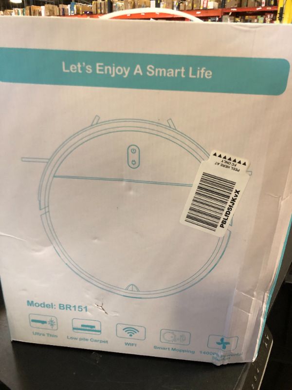 Photo 1 of ZCWA Robot Vacuum and Mop Combo,2.4GHz WiFi Link Vacuum Robot,4 Cleaning Mode Robotic Vacuums Cleaner,APP/Remote Aspiradora Robot,Self-Charging Robot Vacuum for Pet Hair,Stains,Carpets,Corner