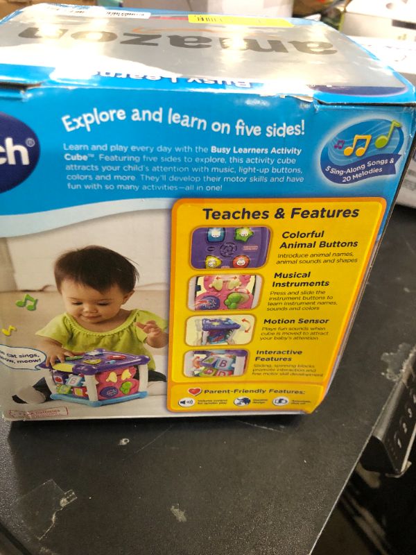 Photo 1 of VTech Busy Learners Activity Cube, Purple
