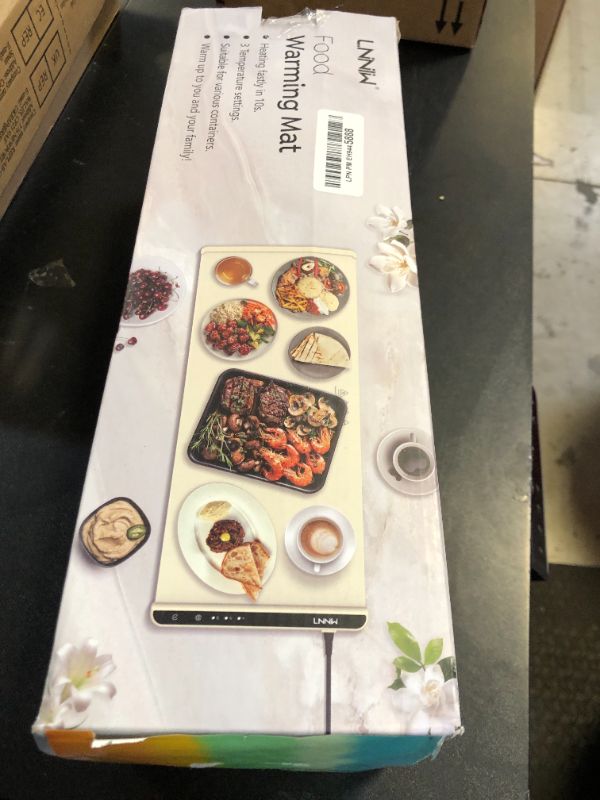 Photo 1 of Extra Large Food Warming Mat, 36x15 Inch Electric Heating Tray for Parties, Buffets, and Family Gatherings