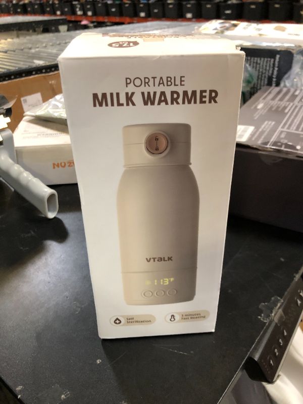 Photo 1 of Portable Bottle Warmer for Travel, 17.5 OZ Large Capacity Baby Milk Warmer for Breast Formula and Water with Fast Heating & Faster Charger Baby Bottle Warmer On The Go for Car, Airplane