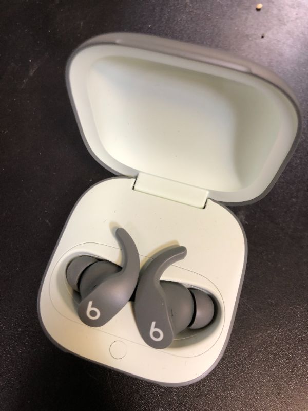 Photo 1 of Beats by Dr. Dre - Beats Fit Pro True Wireless Noise Cancelling In-Ear Headphones - Sage Gray (Renewed)
