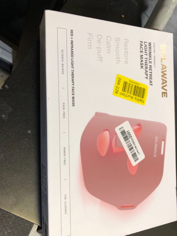 Photo 1 of Solawave Wrinkle Retreat Light Therapy Face Mask | Red Light Mask with Infrared Light to restore firm skin | 10 minute treatment