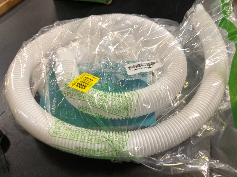 Photo 1 of Pool Hoses for Above Ground Pool 1.5" x 59", Pool Hose for Pool Skimmer Surface Pool Pump Pool Filter, 2 Pack with 4 Metal Clamps, Compatible with Pool Filter Pump Sand Filter 1 1/2 Pool Hose