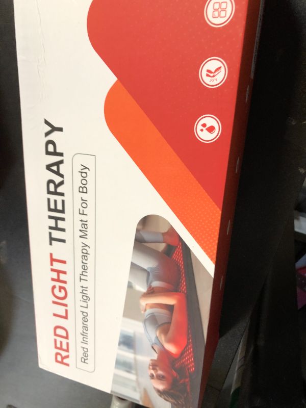 Photo 1 of Red Light Therapy Pad for Body, 180W LED Red & Infrared Light Device Mat with 660nm & 850nm Wavelengths for Waist Back Shoulder Muscle Pain Relief FSA HSA Eligible