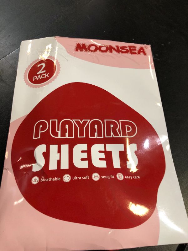 Photo 1 of Pack and Play Sheets, 2 Pack Mini Crib Sheets, Stretchy Playard Fitted Sheet, Compatible with Graco Pack n Play, Soft and Breathable Material, Stars & Bunny