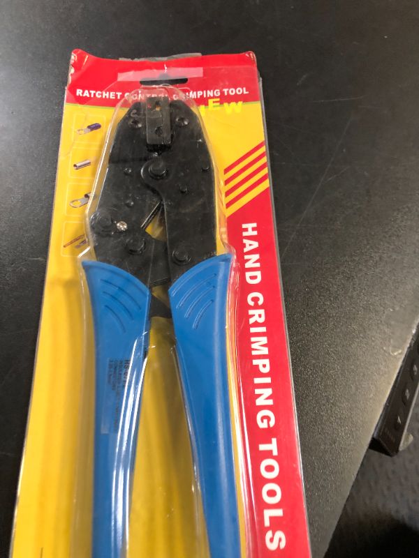 Photo 1 of Twidec/Ratchet Crimp Pliers Crimping Tool Ratchet Terminal Crimper Wire Crimp Tool For Crimping Tubular Terminals Nylon Flag Spade Female Connectors HS-07FL