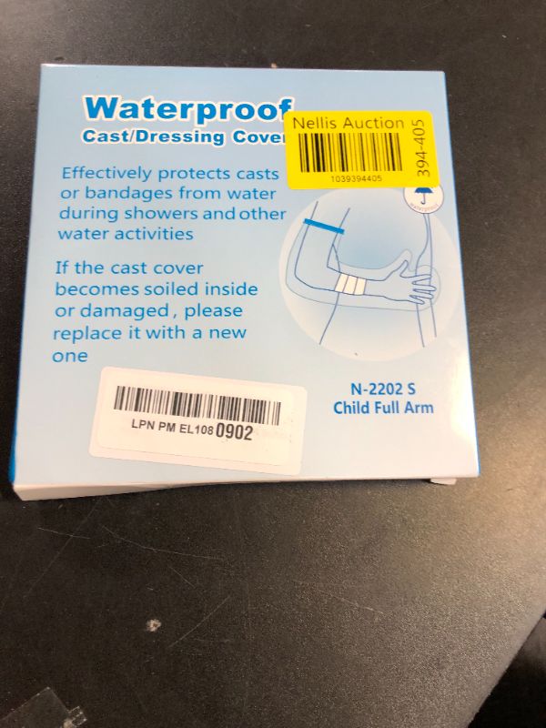 Photo 1 of VALLEYWIND Kids Arm Cast Cover for Shower Bath Teens Waterproof and Watertight Cast Bandage Protector Bag for Broken Surgery Wound Arm, Hands, Wrists,Protector Bag (S-17.5inches)