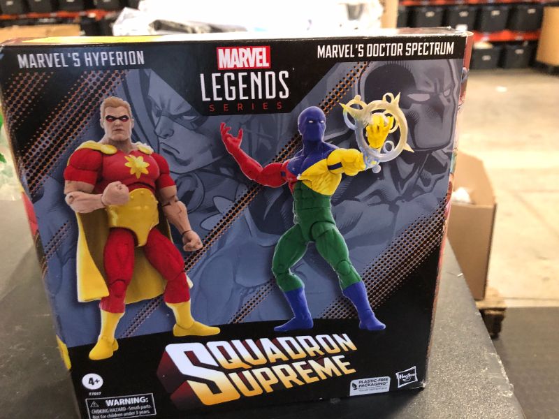Photo 1 of Marvel Squadron Supreme Legends Pack of 2 Hyperion Doctor Spectrum 6-inch Action Figures