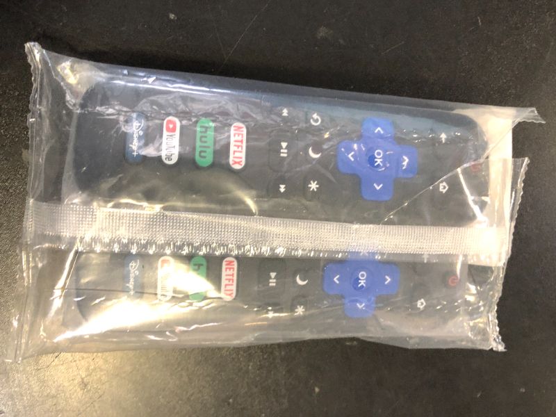 Photo 1 of (Pack of 2) Replacement-Remote-Control for Roku-TV,Compatible for TCL Roku/Hisense Roku/Onn Roku/Philips Roku Smart TVs(Not for Roku Stick and Box)