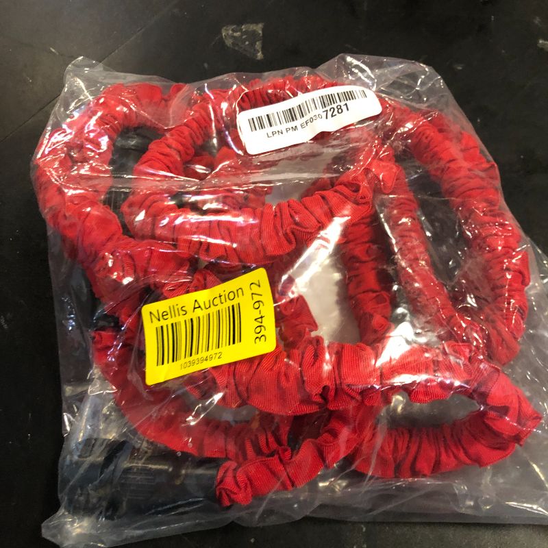 Photo 1 of 25FT Garden Hose, Water Hose, Outdoor Hose with 3/4" Fittings, Water Pipe, Garden Hose useful house gifts for Lawn Car Watering Plants Red