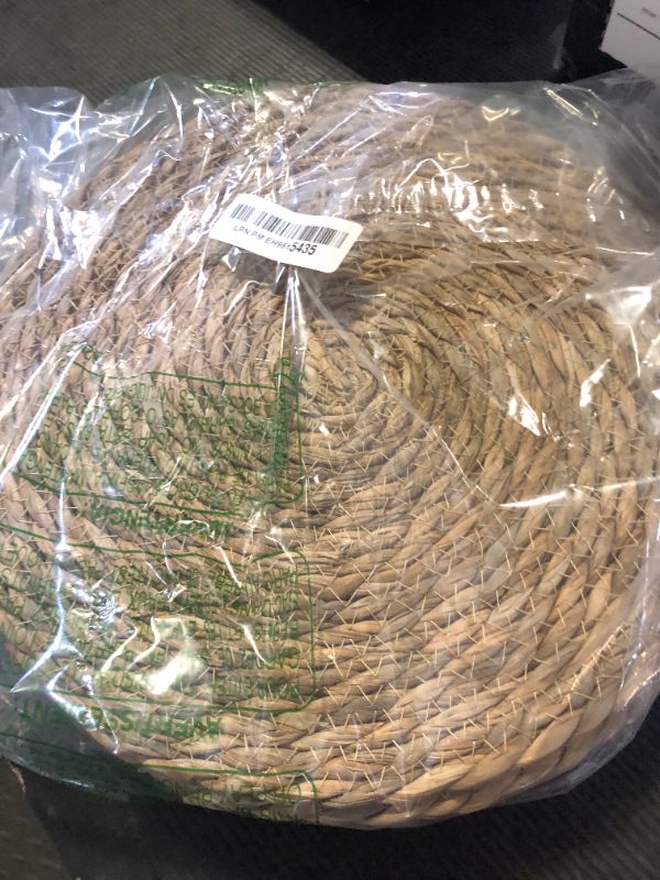 Photo 1 of Round Woven Placemats Set of 6,Rustic Boho Farmhouse Handmade Rattan Placemats for Dinner Table?Wedding?Picnic?6pcs 12in?