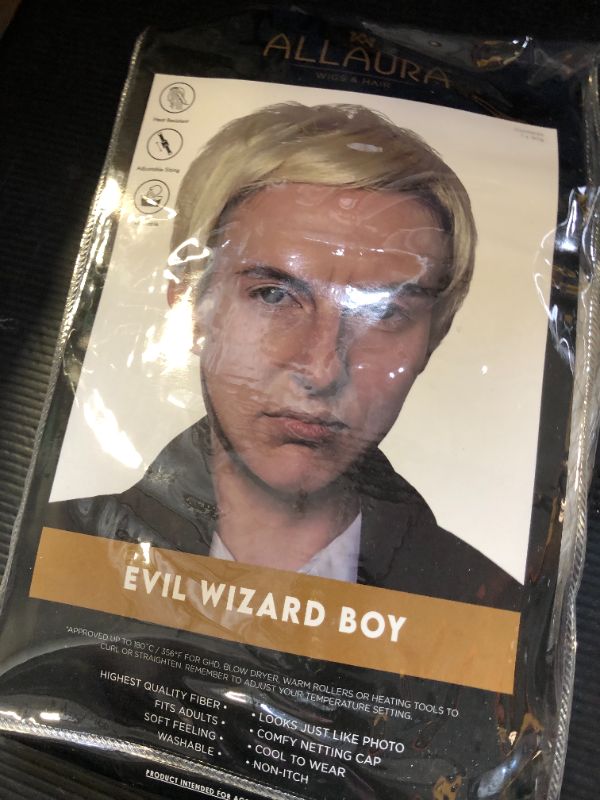 Photo 1 of ALLAURA Compatible with Fred Wig – Short Blonde Wig for Men – Ideal for Karate Kai, Cobra Cosplay, Jeffrey Dahmer, Draco Malfoy, Anime, Halloween, Fred Costume, 80s Look, TV & Movie Character Outfits