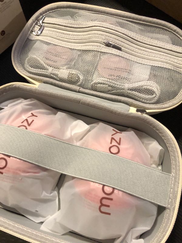 Photo 1 of Momcozy Breast Pump Hospital-Grade, Hands Free Breast Pump App with Leak-Proof DoubleFit Flange, Personalized Multi-Modes & 15 Levels, 2 Count