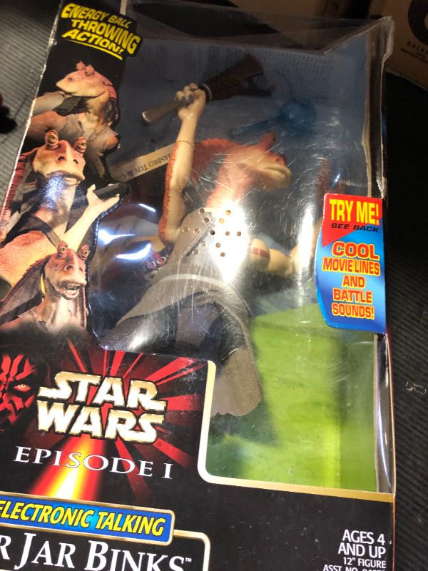 Photo 1 of 12" Star Wars Episode I Electronic Figure: Jar Jar Binks #120