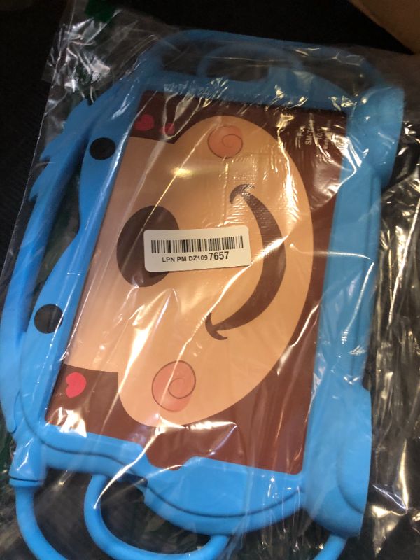 Photo 1 of CHIN FAI Galaxy Tab A 10.1 Case 2019 Model SM-T510/T515, Kids Friendly Shock Proof Silicone Handle Stand Protective Case for Samsung Galaxy Tab A 10.1 Inch 2019 Release (Blue)