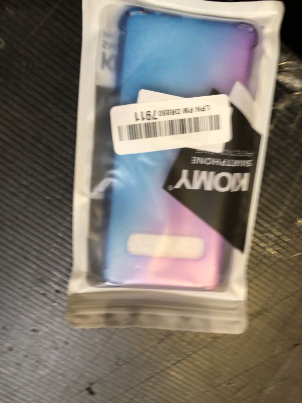 Photo 1 of KIOMY Case for Samsung Galaxy S10 Airbag Corners Shockproof Bumper Protective Phone Cover, Hybrid Design Hard PC Back with Flexible TPU Frame (Purple/Blue, for Samsung S10)