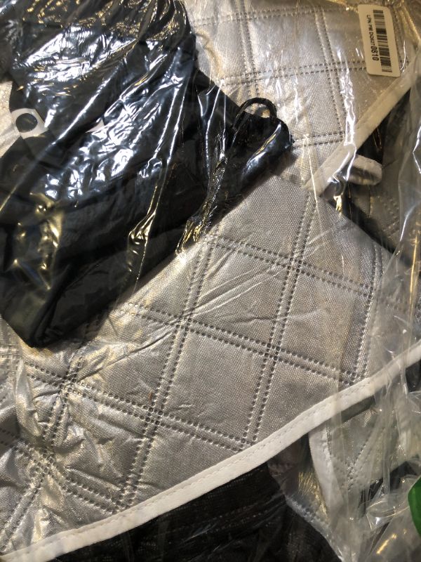 Photo 1 of BougeRV RV Windshield Window Snow Cover for Class B Dodge Mercedes Sprinter (2006-2015) for Front Window Sunshade Accessories with Mirror Cutouts - Silver